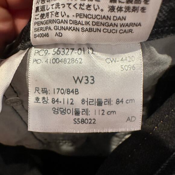 LEVI'S Women's 501 Original Fit High Rise Shorts Size 33 In Black - Picture 10 of 11